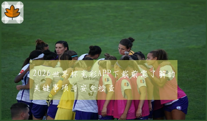 2026世界杯竞彩APP下载前需了解的关键事项与安全检查
